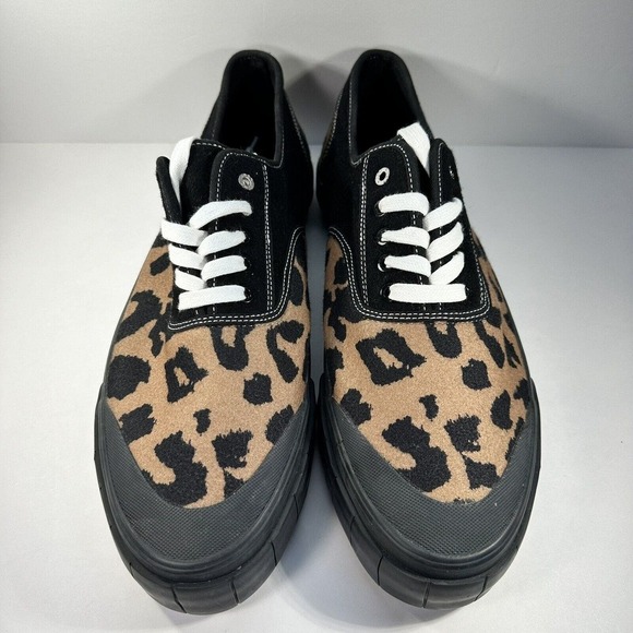 Good News Softball 2 Low Top Sneakers - Leopard Animal print Mens Size 13 London - Picture 4 of 12